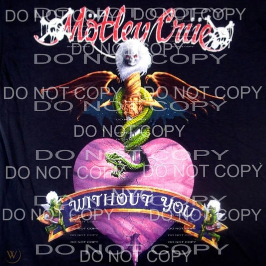 Motley Crue #9 Sublimation transfers - Heat Transfer