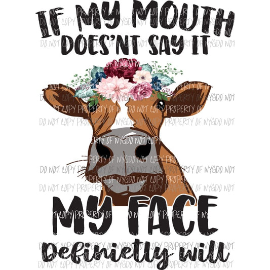 mouth doesnt say it Sublimation transfers Heat Transfer