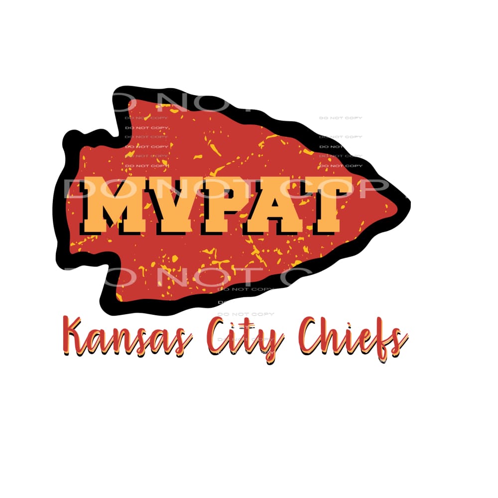 MVPAT chiefs MVP # 9984 Sublimation transfers - Heat