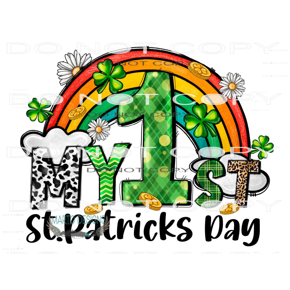 My 1st St.Patricks Day #9757 Sublimation transfers - Heat