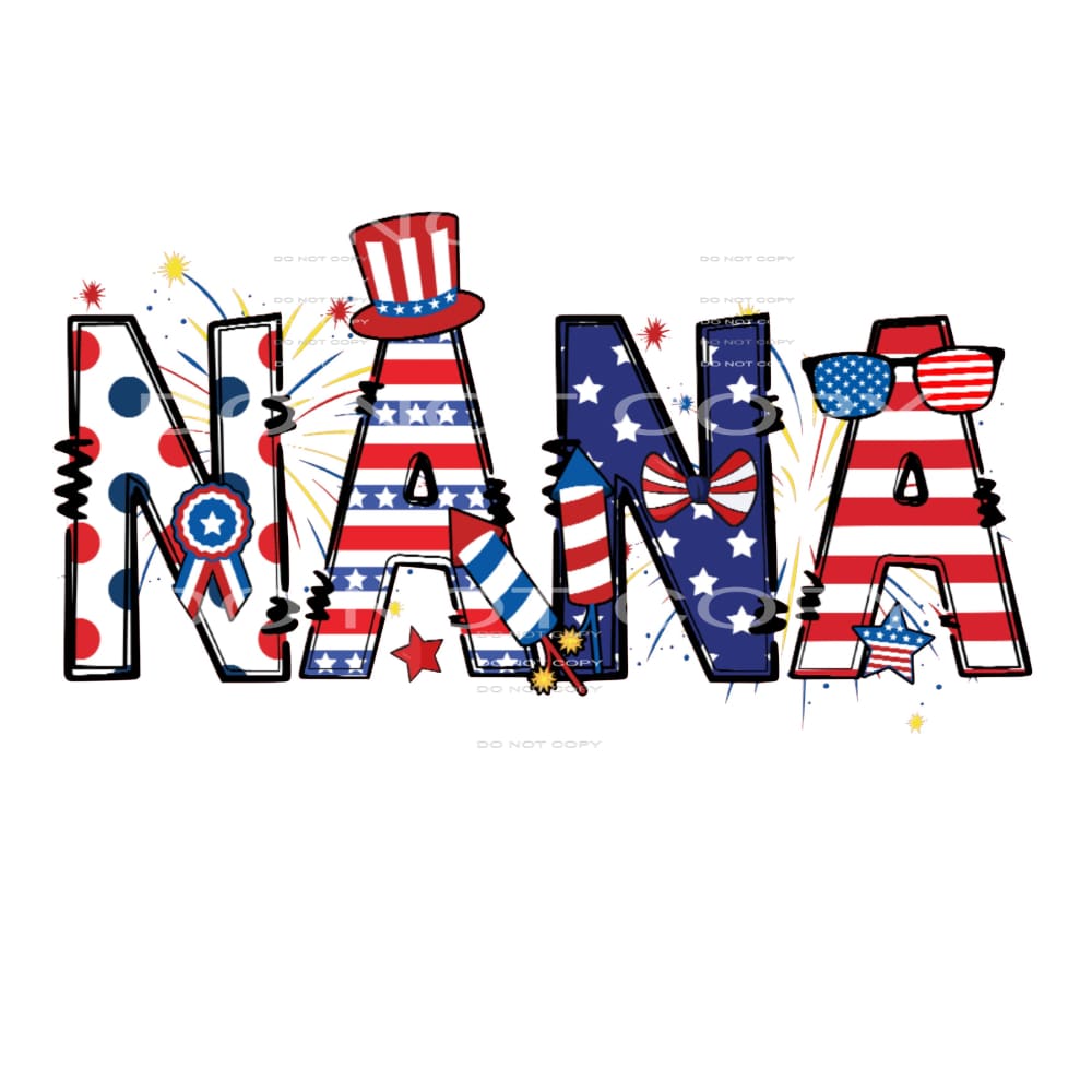 Nana #5015 Sublimation transfers - Heat Transfer Graphic Tee