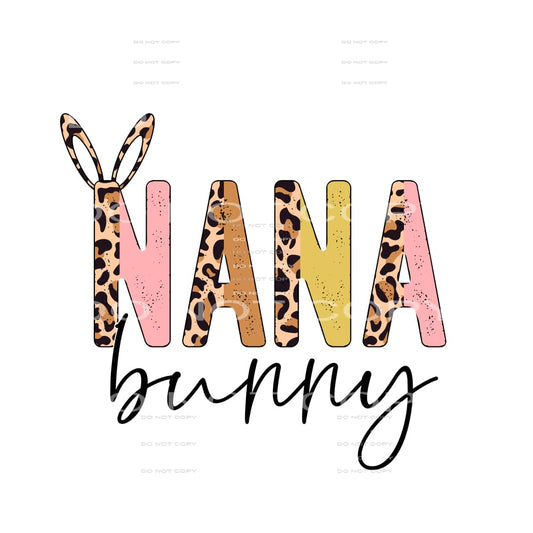 nana bunny #4543 Sublimation transfers - Heat Transfer