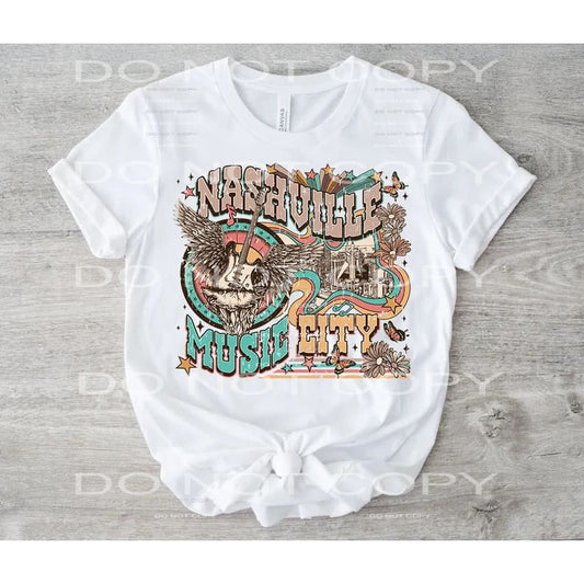 Nashville Music City #4596 Sublimation transfers - Heat