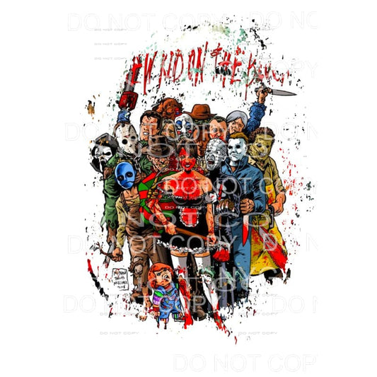 New kid on the block movie horror Halloween Sublimation 