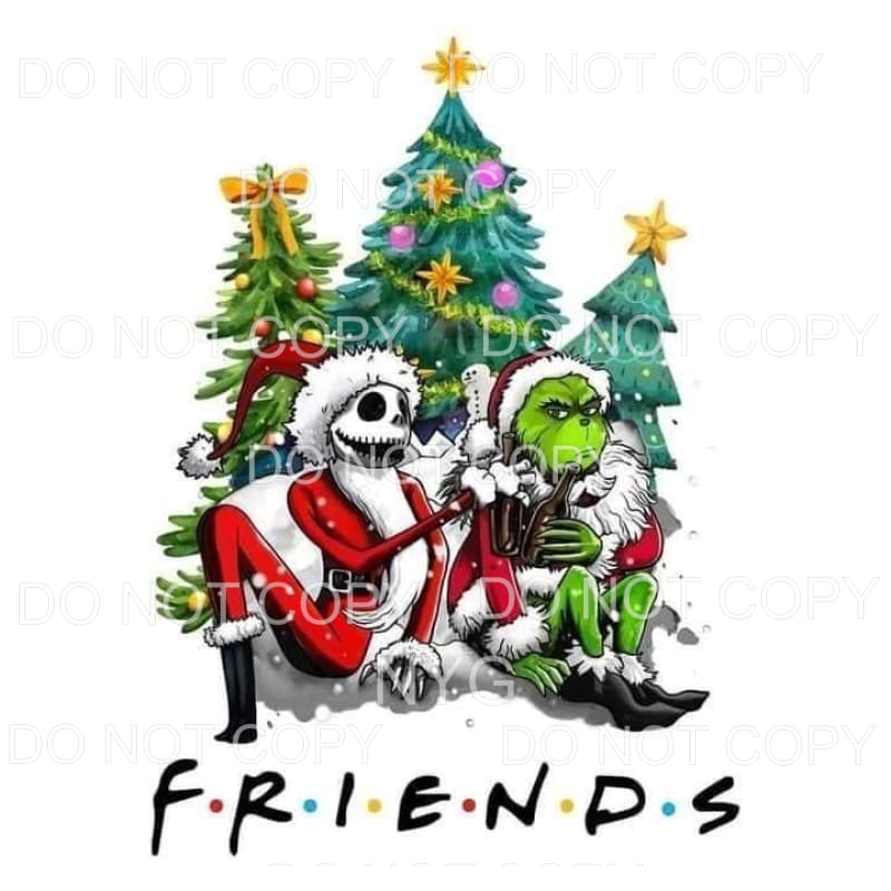 Nightmare and Grinch friends # 9404 Sublimation transfers - 