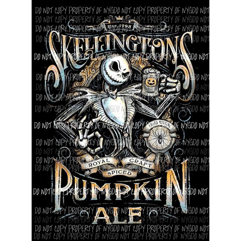 Nightmare Before Christmas # 10 Sublimation transfers Heat Transfer