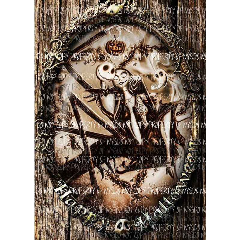 Nightmare Before Christmas # 13 Sublimation transfers Heat Transfer