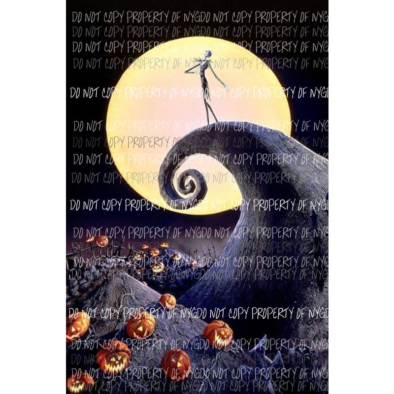 Nightmare Before Christmas # 15 Sublimation transfers Heat Transfer