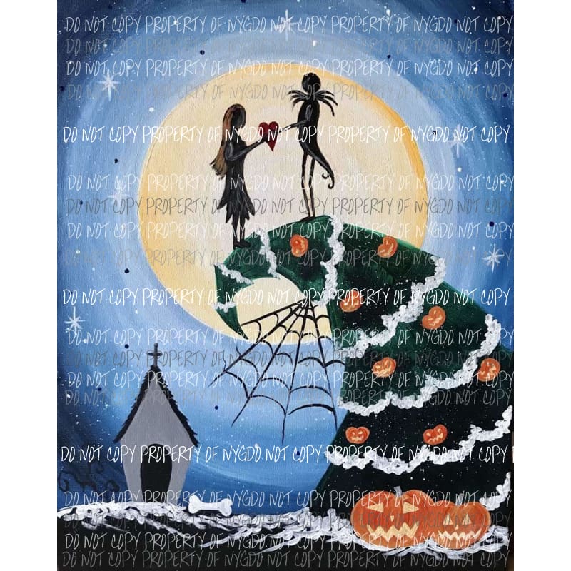 Nightmare Before Christmas # 19 Sublimation transfers Heat Transfer