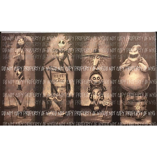Nightmare Before Christmas # 22 Sublimation transfers Heat Transfer