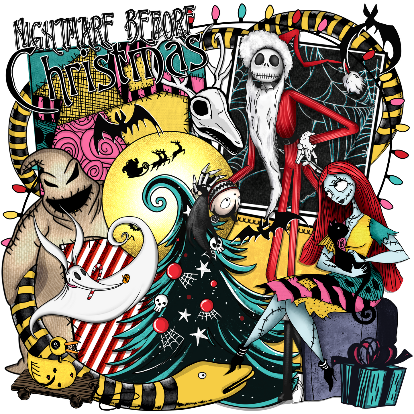 Nightmare Before Christmas #8371 Sublimation transfers -