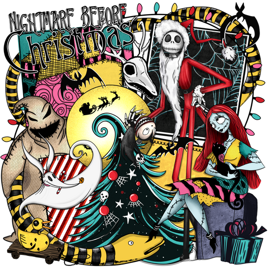 Nightmare Before Christmas #8372 Sublimation transfers -