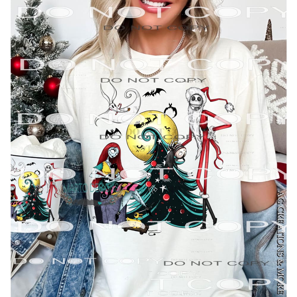 Nightmare Before Christmas #8377 Sublimation transfers -