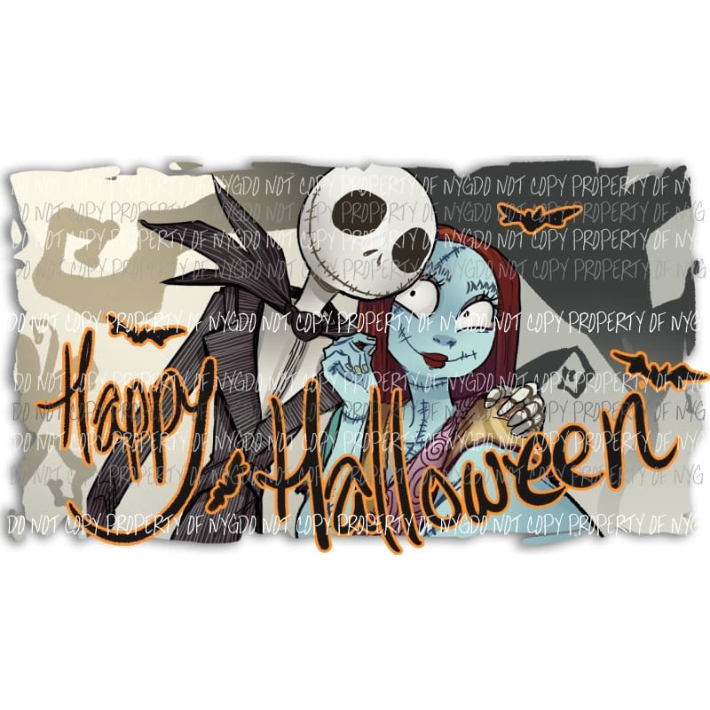 Nightmare Before Christmas # 9 Sublimation transfers Heat Transfer