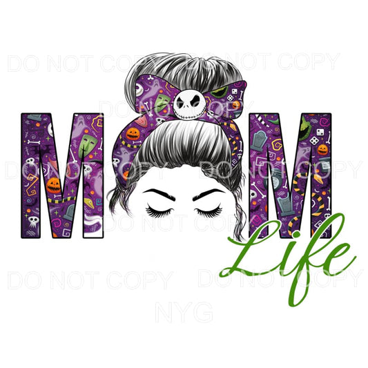nightmare before Christmas Mom Life # 4 Sublimation 