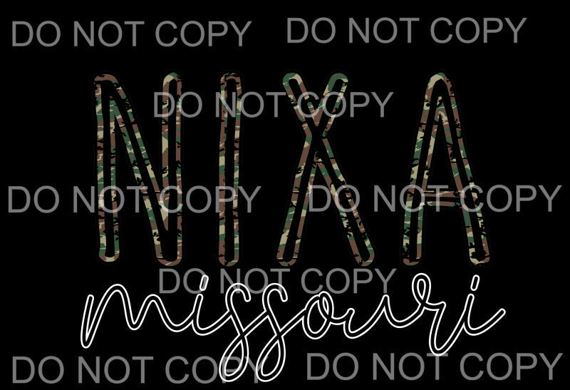 NIXA Missouri # 3 Sublimation transfers - Heat Transfer