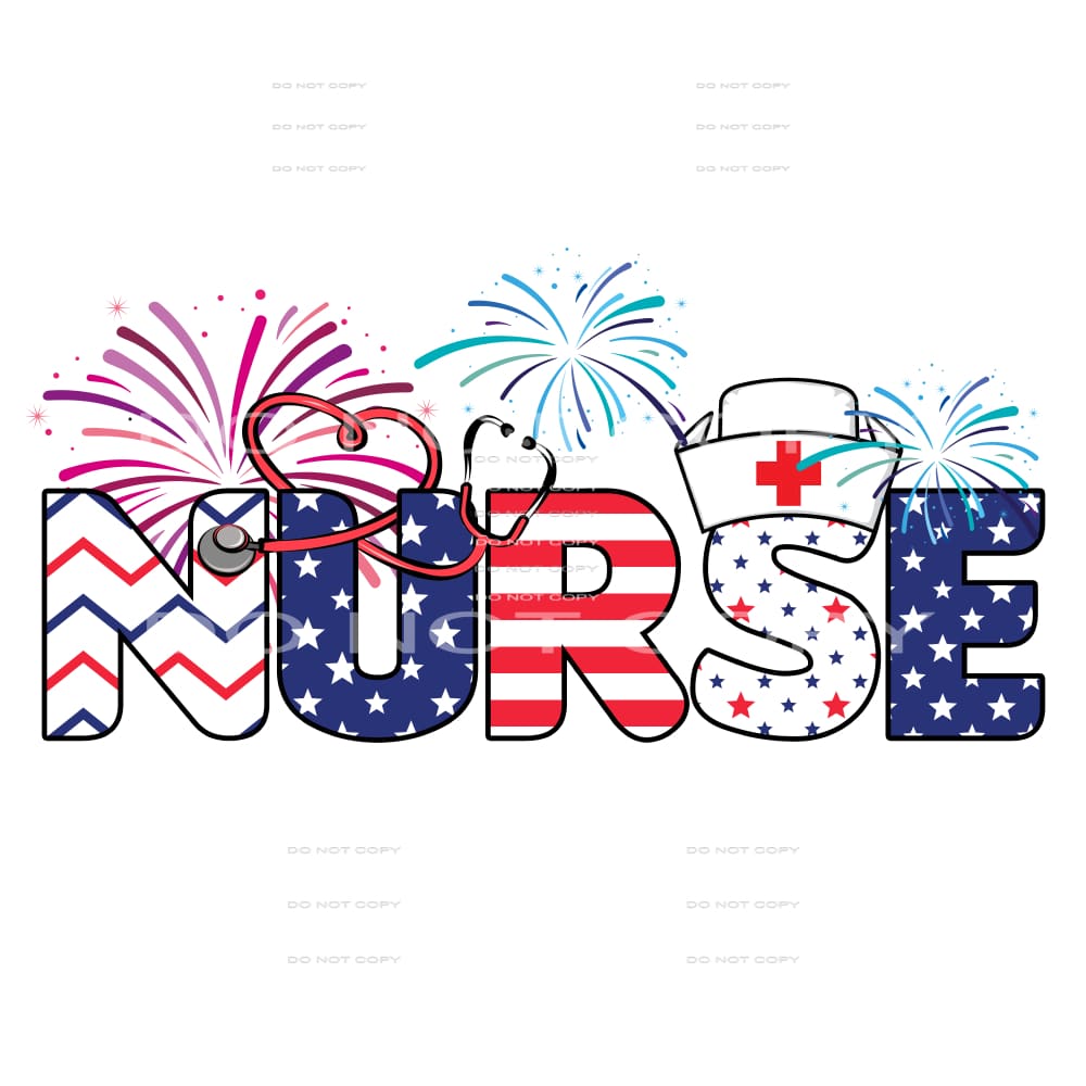 Nurse #5344 Sublimation transfers - Heat Transfer Graphic
