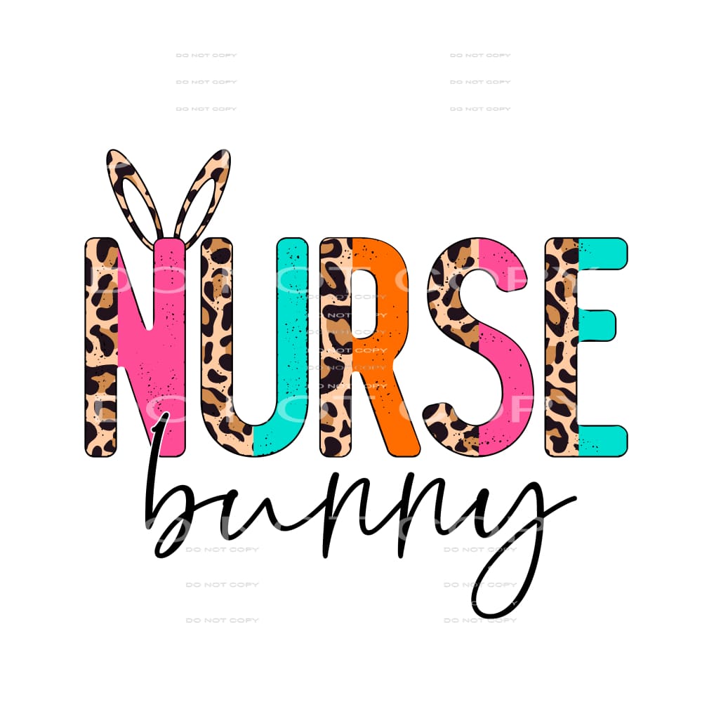 nurse bunny #4545 Sublimation transfers - Heat Transfer