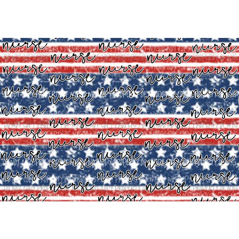 Nurse flag sheet 2 Sublimation transfers Heat Transfer
