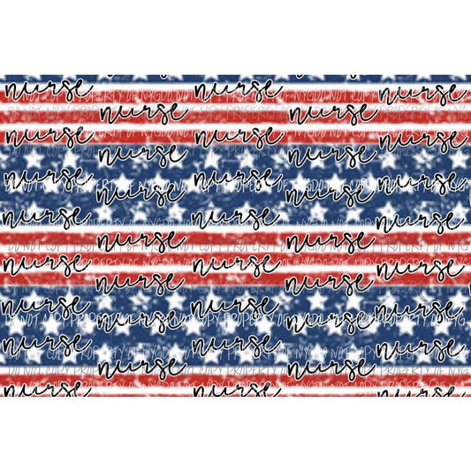 Nurse flag sheet 2 Sublimation transfers Heat Transfer