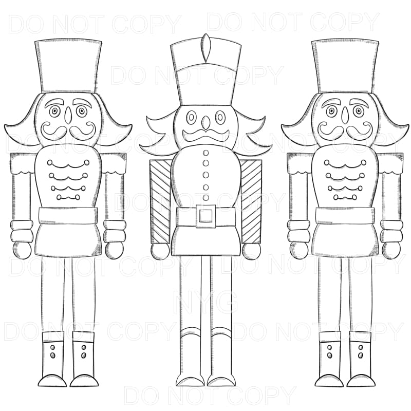 Nutcrackers Sublimation transfers - Heat Transfer