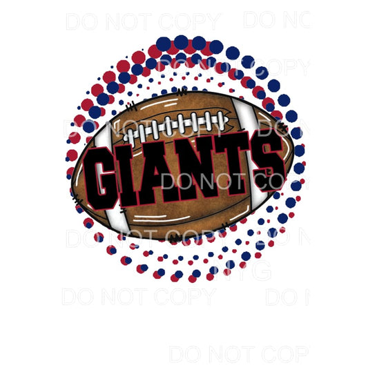 NY Giants # 527 Sublimation transfers - Heat Transfer