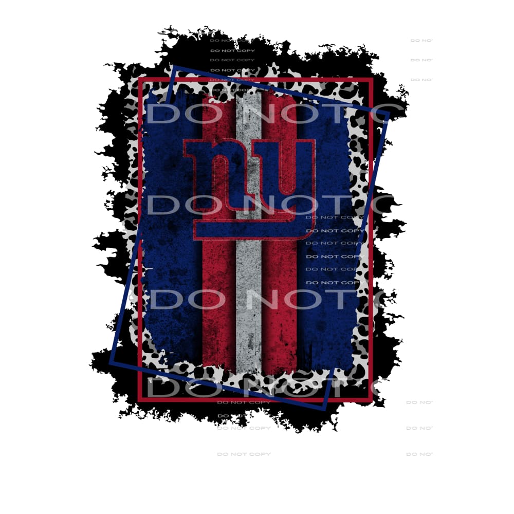 NY giants #6470 Sublimation transfers - Heat Transfer