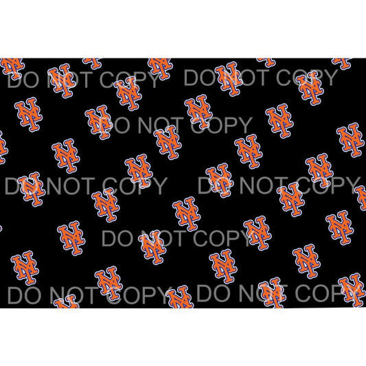 NY Mets New York Baseball Sheet Sublimation transfers - Heat