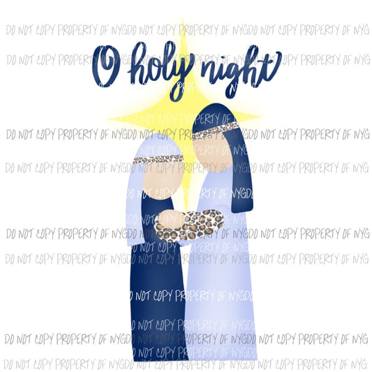 O Holy Night shepards # 5 Sublimation transfers Heat Transfer