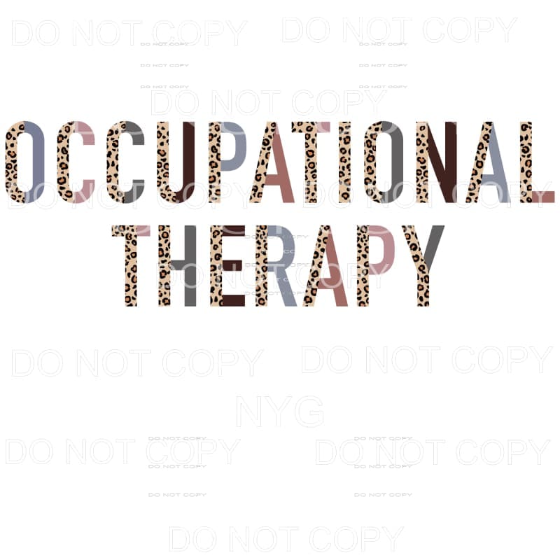 Occupational Therapy # 9601 Sublimation transfers - Heat 