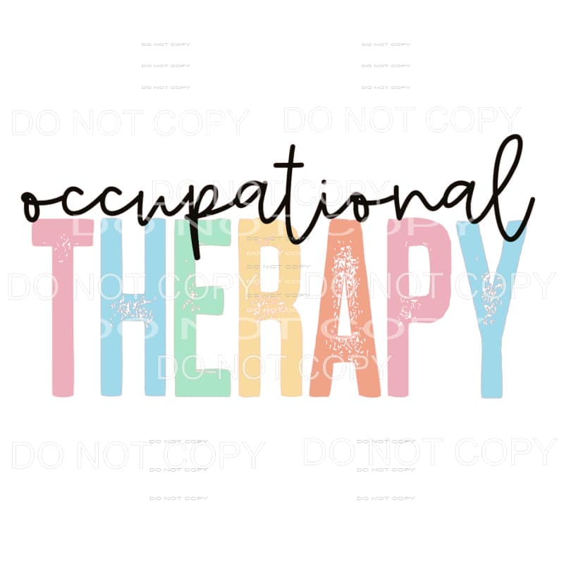 Occupational Therapy # 9602 Sublimation transfers - Heat 