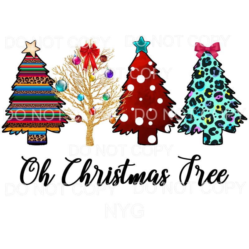 Oh Christmas Tree # 4 Sublimation transfers - Heat Transfer