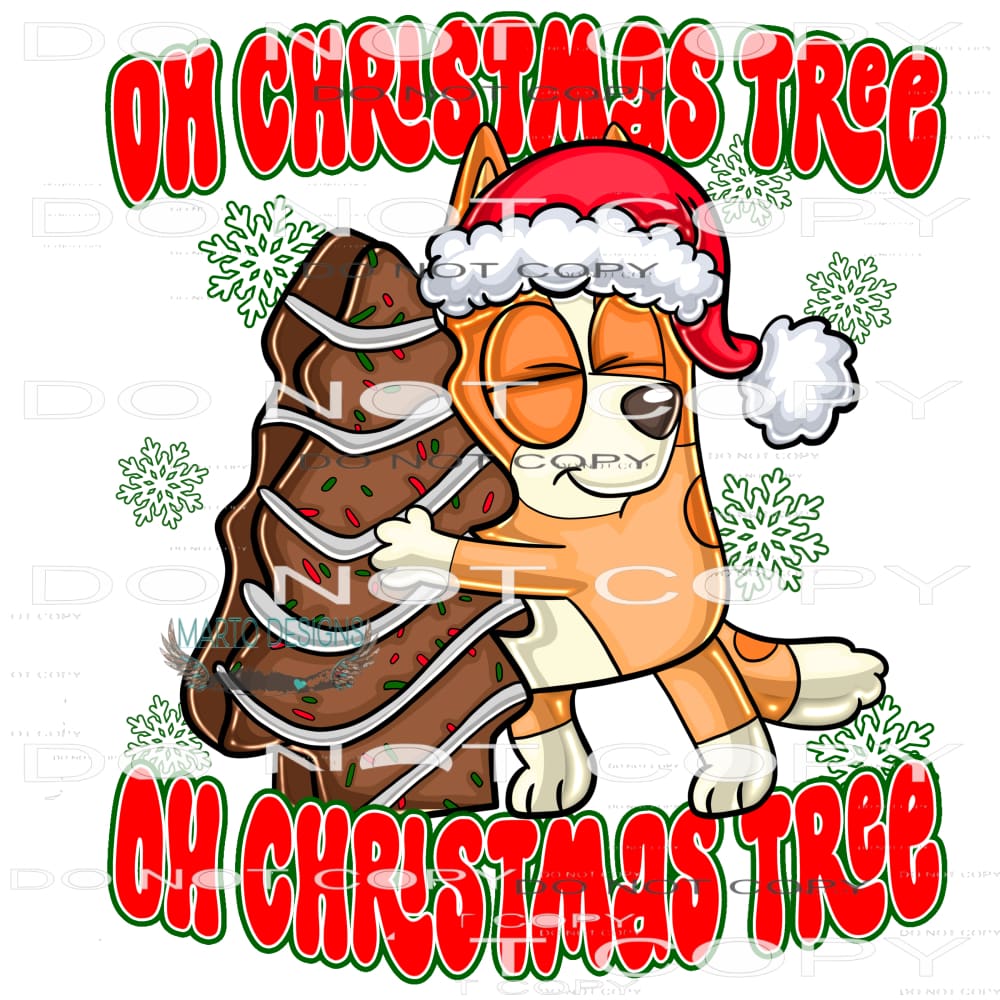 Oh Christmas Tree #8818 Sublimation transfers - Heat