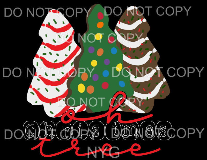 Oh Christmas Tree Little Debbie Snack Cake Trees #1005 