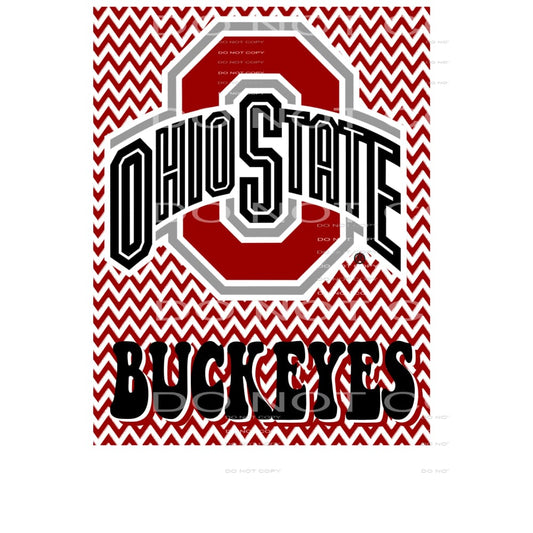 Ohio State Chevron # 88895 Sublimation transfers - Heat