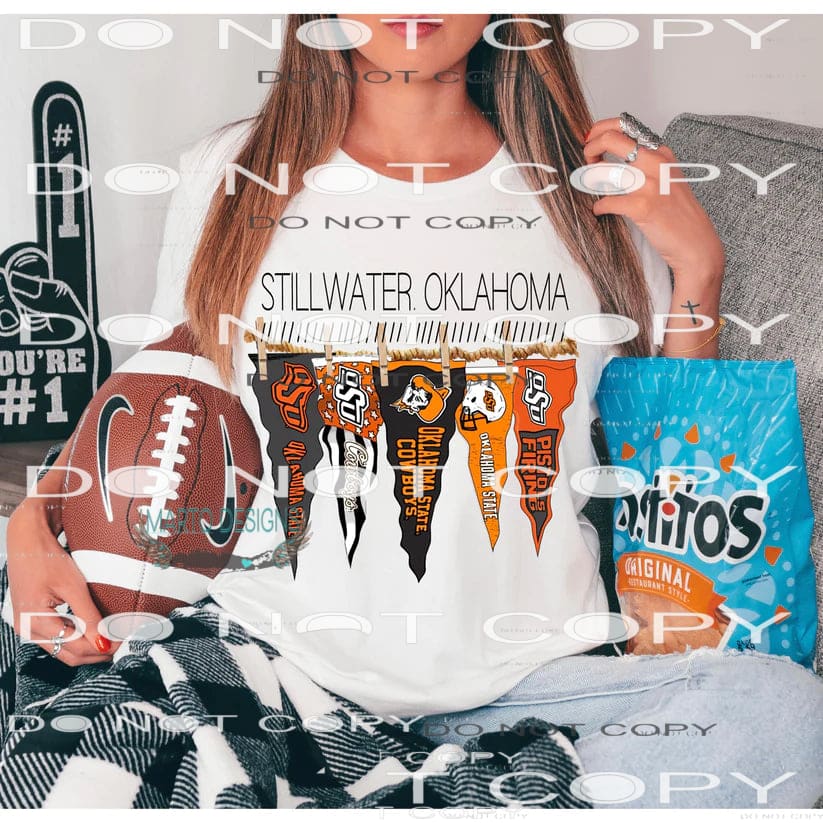 Oklahoma cowboys Pennats Sublimation transfers - Heat