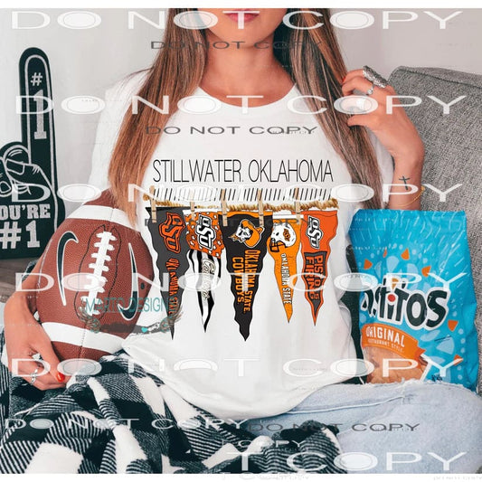 Oklahoma cowboys Pennats Sublimation transfers - Heat