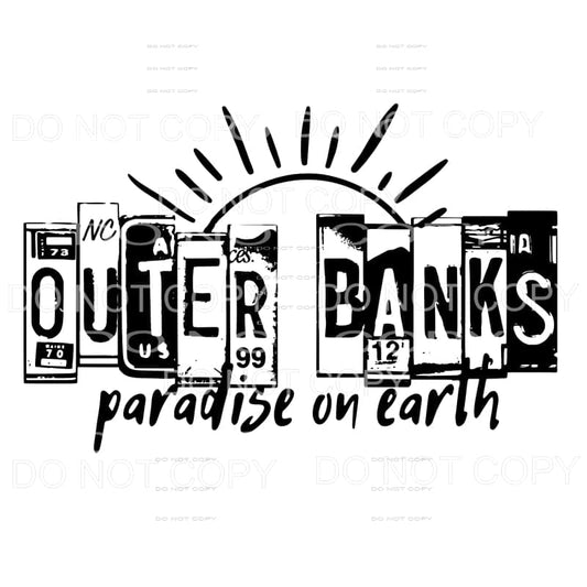 Outer Banks # 2 Pogue Life Sublimation transfers - Heat 