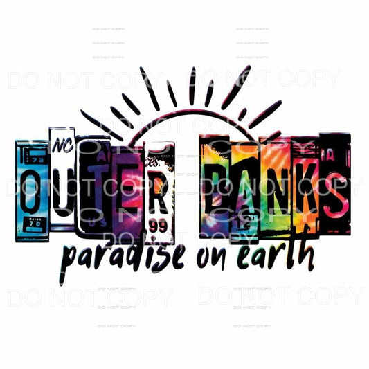 Outer Banks # 3 Pogue Life Sublimation transfers - Heat 
