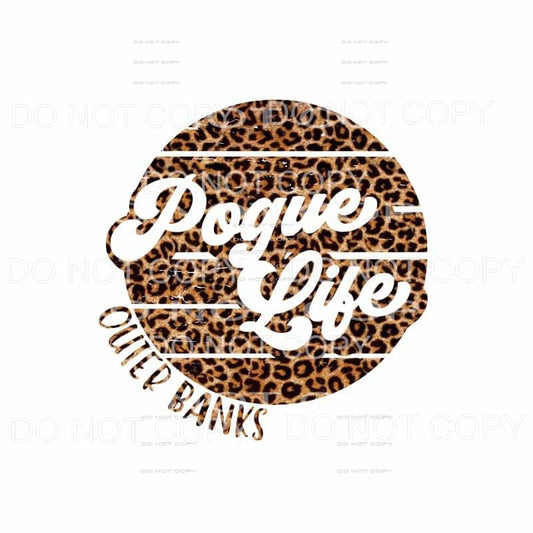 Outer Banks # 6 Pogue Life Sublimation transfers - Heat 