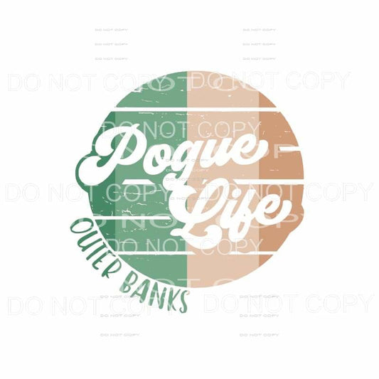 Outer Banks # 7 Pogue Life Sublimation transfers - Heat 