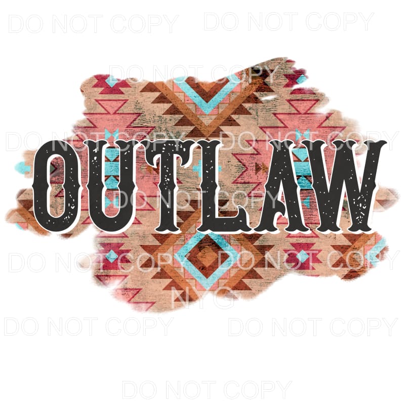 Outlaw Leopard Western Print Sublimation transfers - Heat 