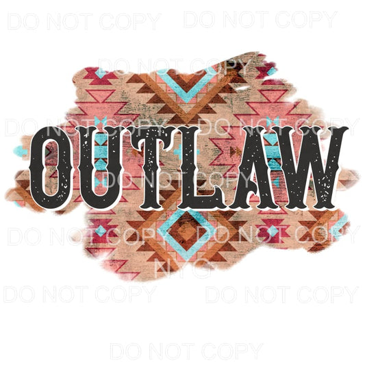 Outlaw Leopard Western Print Sublimation transfers - Heat 