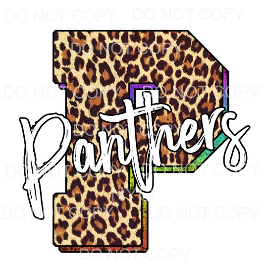 Panthers Leopard Sublimation transfers - Heat Transfer