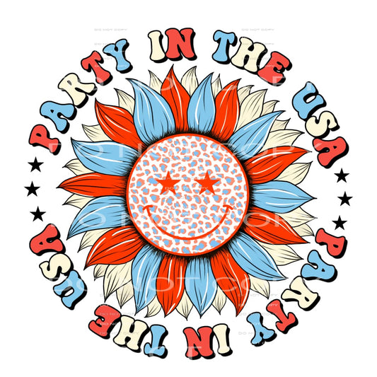 Party In The USA #5319 Sublimation transfers - Heat Transfer