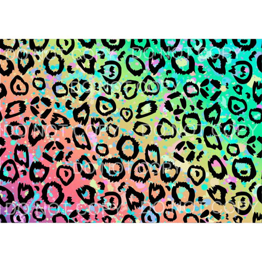 Pastel Leopard Sheet Sublimation transfers - Heat Transfer