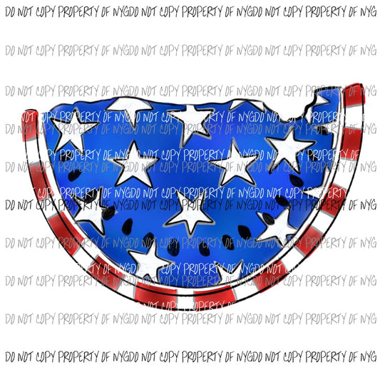 Patriotic Watermelon Sublimation transfers Heat Transfer