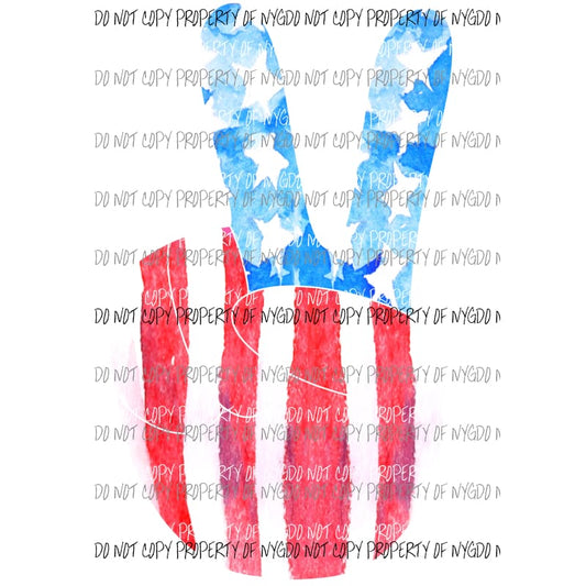 Peace Flag Hand Sublimation transfers Heat Transfer