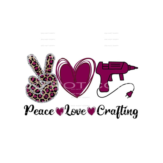 peace love crafting #5071 Sublimation transfers - Heat 