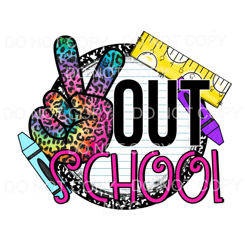 Peace Out # 3 Pre k - 4th peace out class peace out school. 